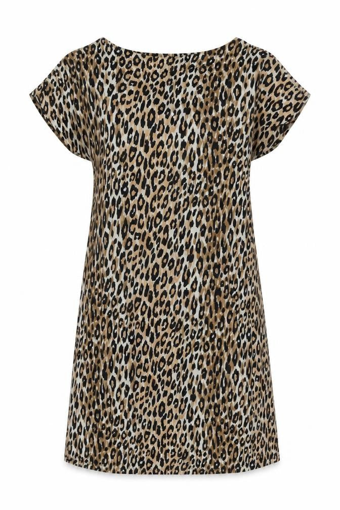 Next Women Animal Print Dress Multicoloured Size 10