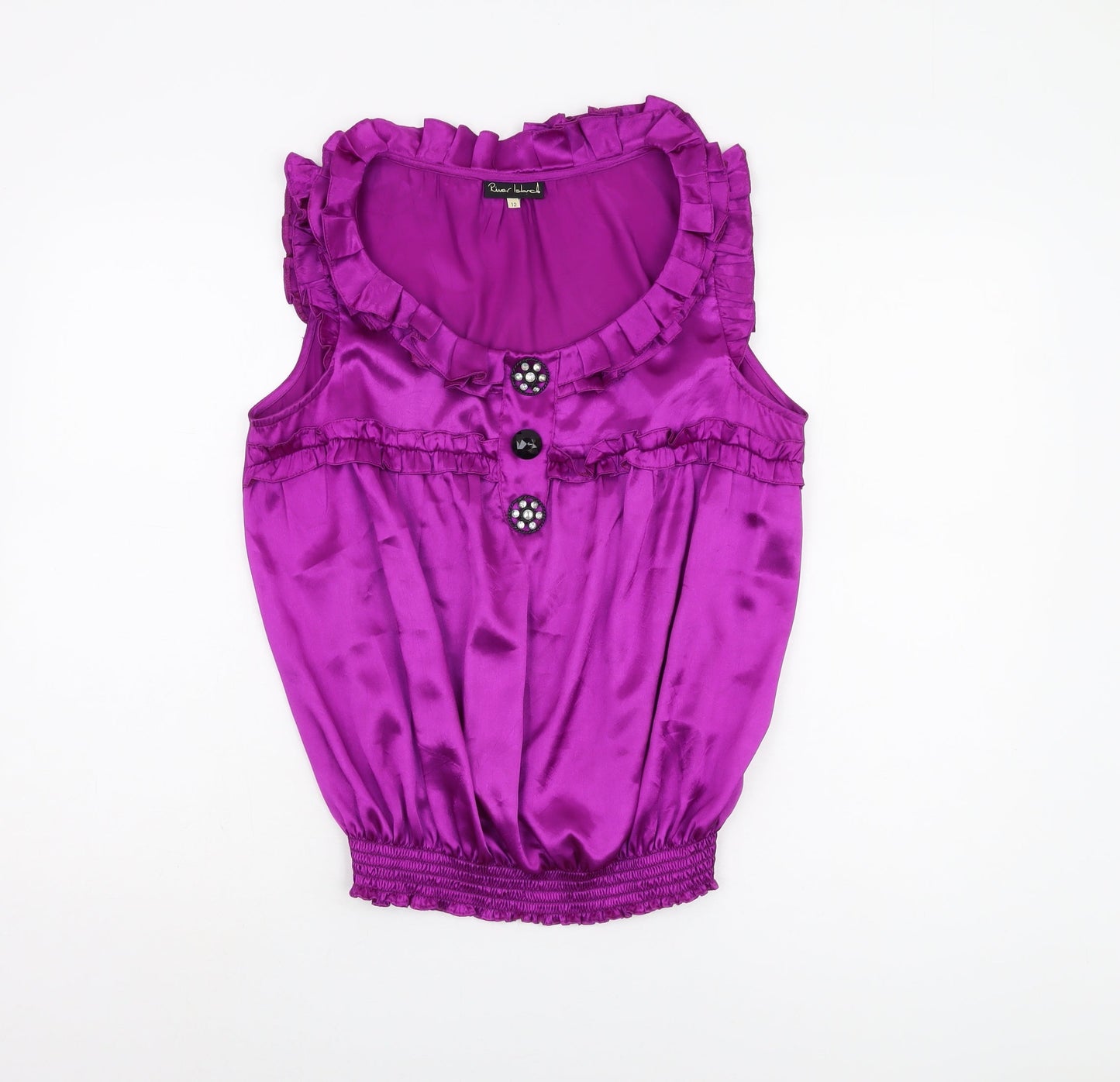 River Island Women's Purple Camisole Blouse Size 12
