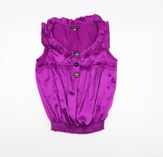 River Island Women's Purple Camisole Blouse Size 12