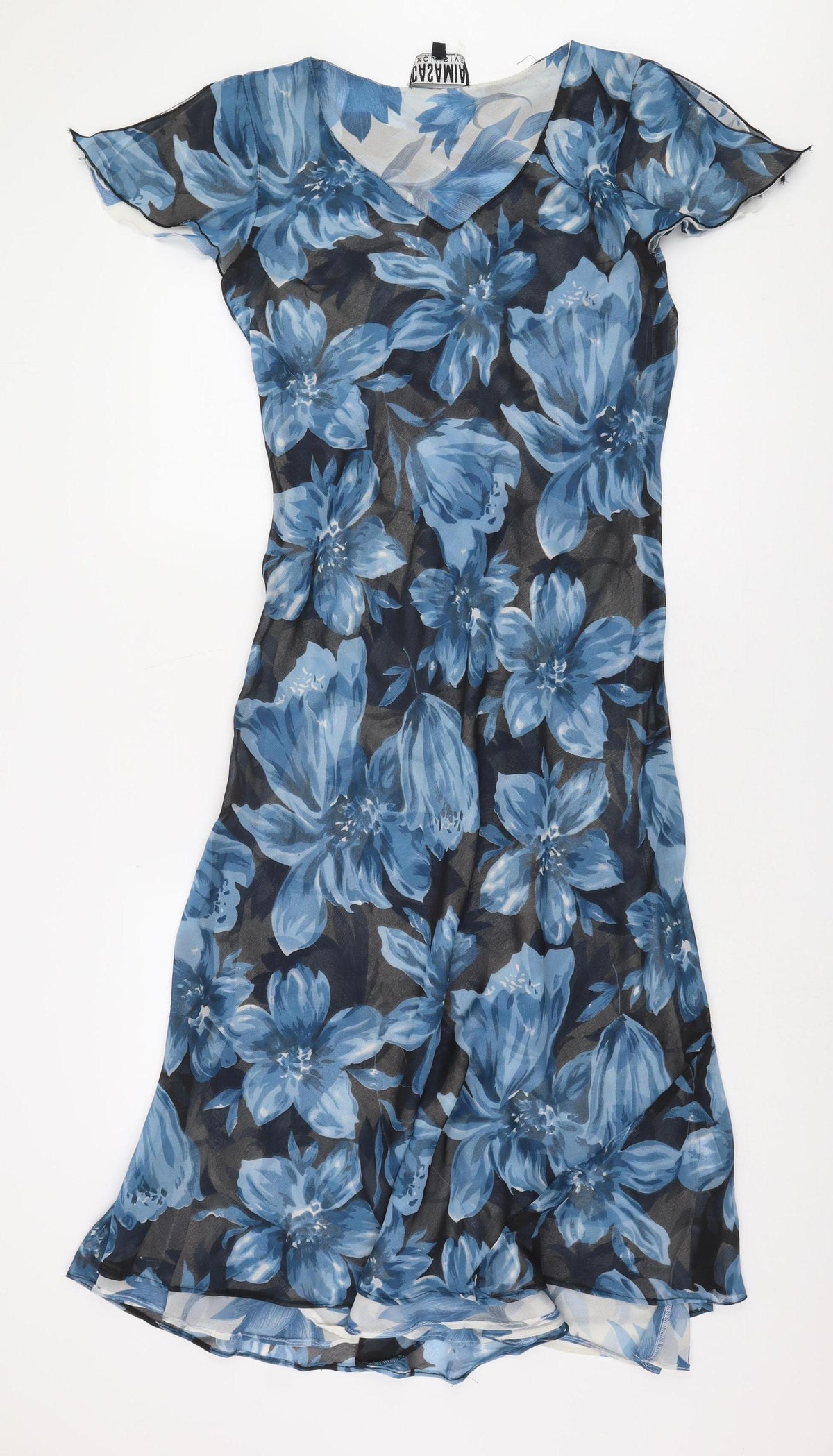 Casamia Women's Blue Floral Dress Size 12
