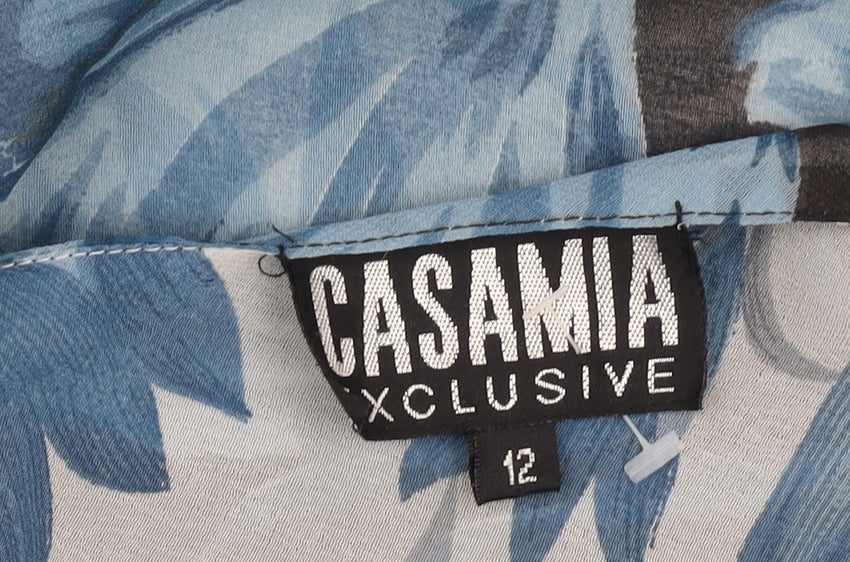 Casamia Women's Blue Floral Dress Size 12