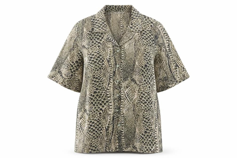 Berketex Women's Multicoloured Animal Print Shirt