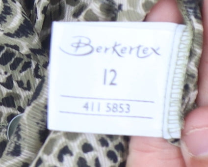 Berketex Women's Multicoloured Animal Print Shirt