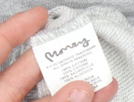 Money Men's Grey Medium Pullover Hoodie with Logo