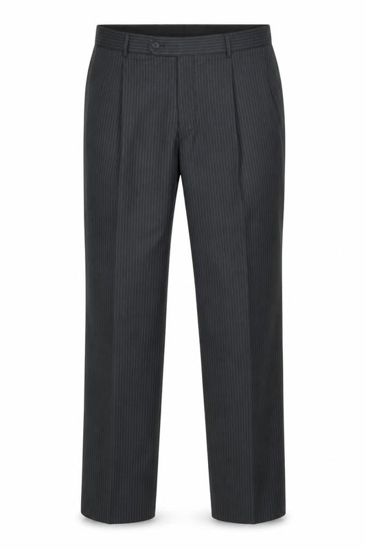 Burton Black Men's Striped Trousers Size 34