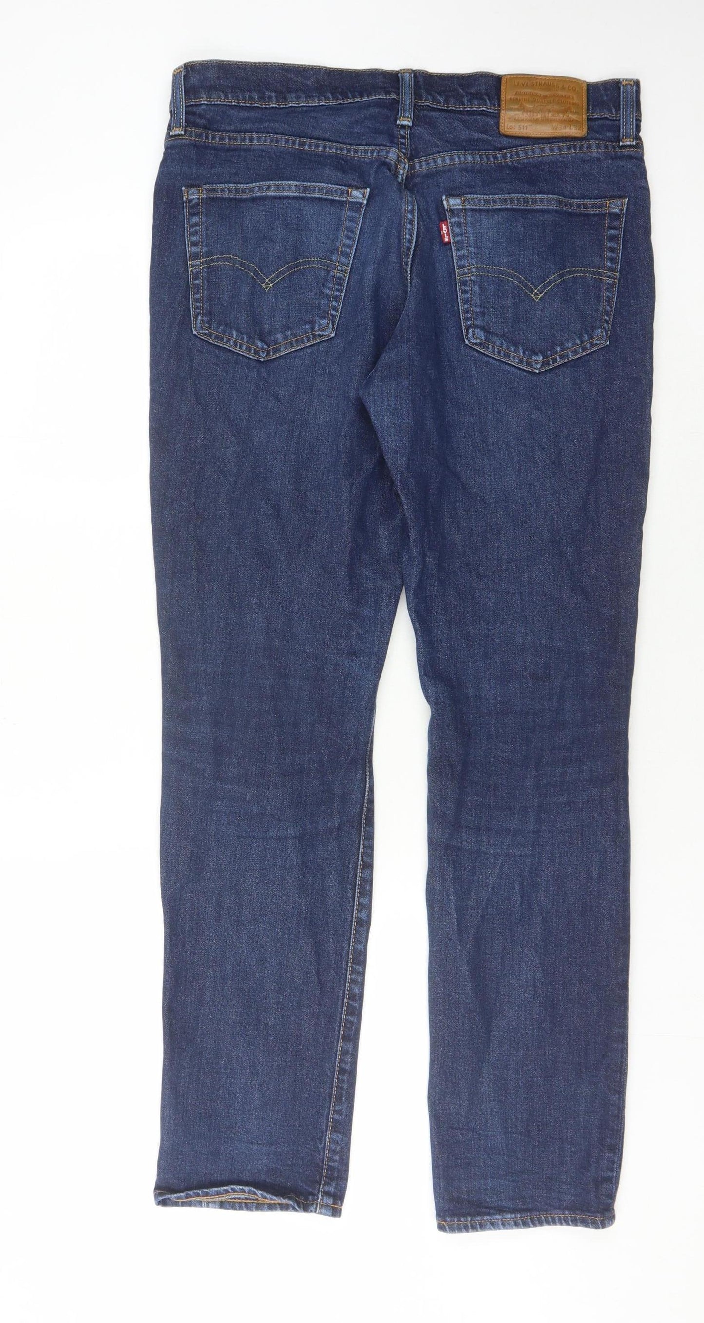 Levi's Men's Blue Slim Straight Jeans W34 L32