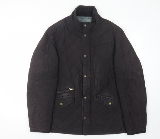 Marks and Spencer Men's Black Quilted Jacket M