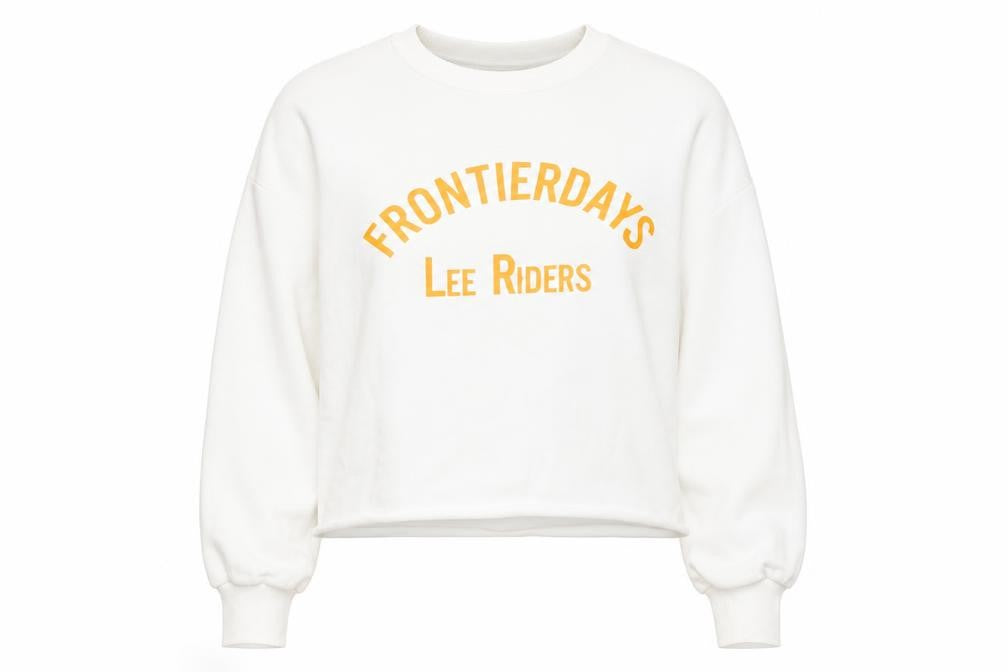 Lee White Pullover Sweatshirt - Unisex Adults L