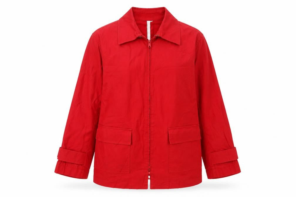 Elisabeth by Liz Claiborne Women's Red Zip Jacket L