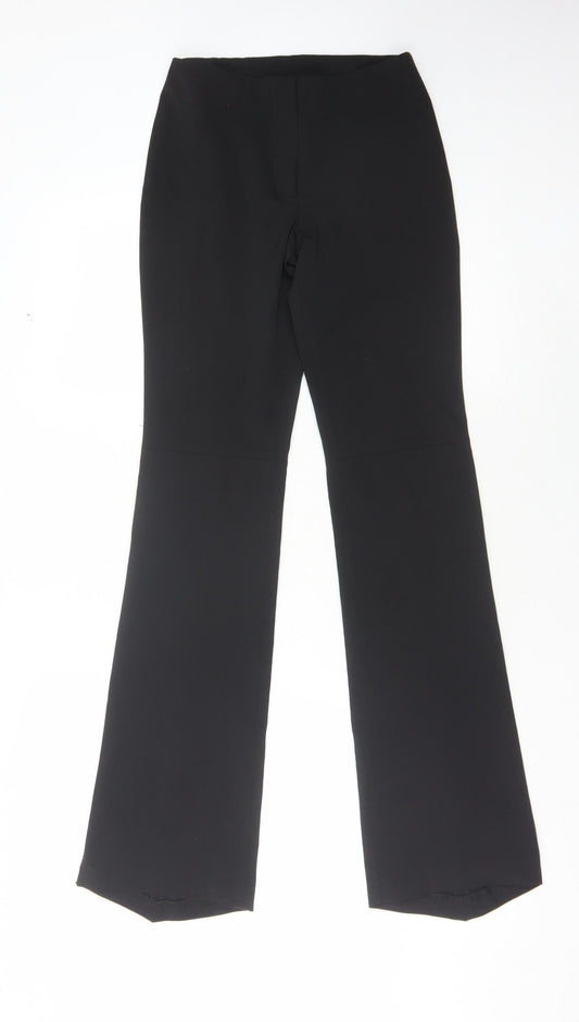 MNG Women's Black Flared Trousers UK 8