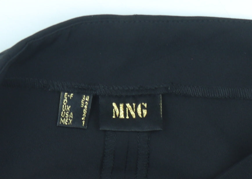 MNG Women's Black Flared Trousers UK 8