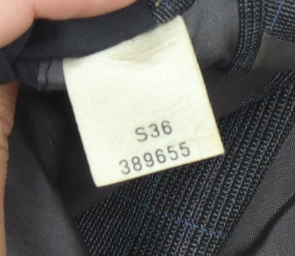 Additional view of Principles Men's Grey Check Wool Double-Breasted Jacket 36S
