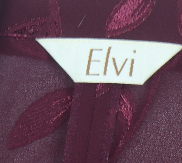 Elvi Women's Multicoloured Kimono Blouse Size 16