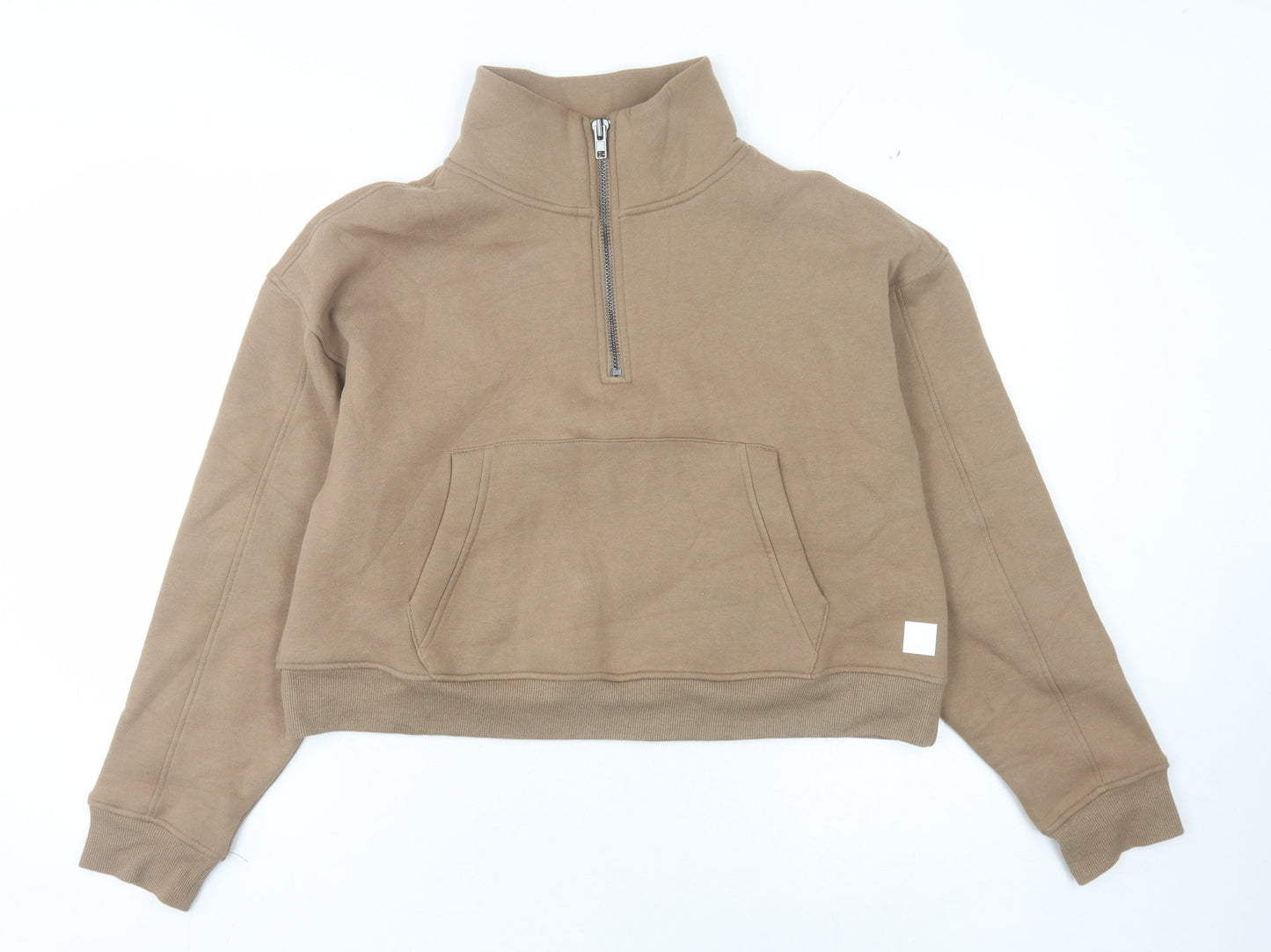 Lilybod Women's Brown Fleece Pullover Sweatshirt M