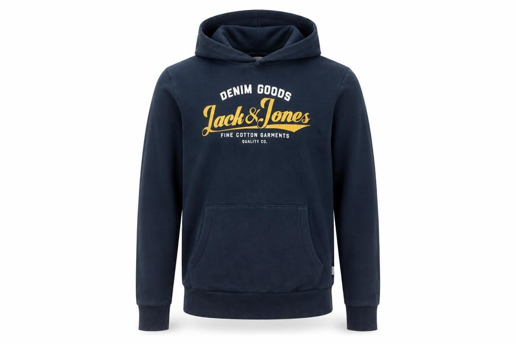 Jack & Jones Men’s Blue Pullover Hoodie L