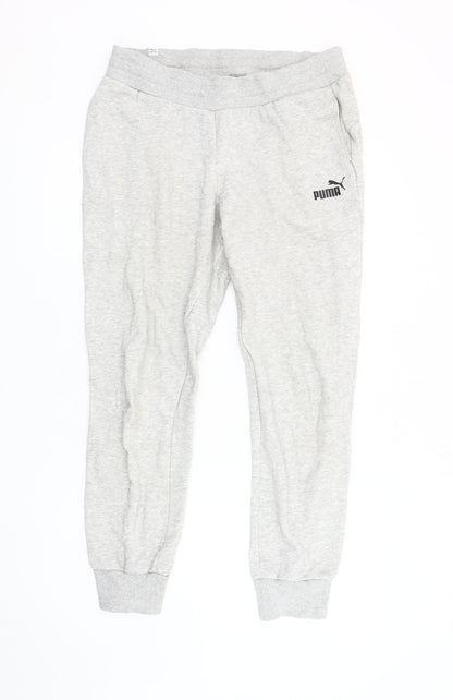 Puma Womens Grey Jogger Trousers - Activewear Size L,