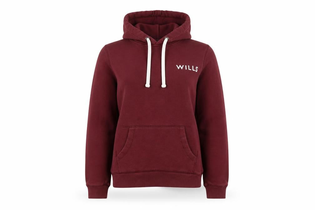 Jack Wills Women's Red Hoodie S - Classic Pullover Knit