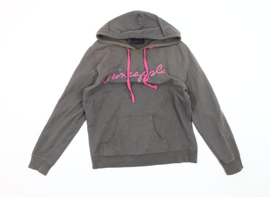 Pineapple Women's Grey Logo Hoodie M Cotton