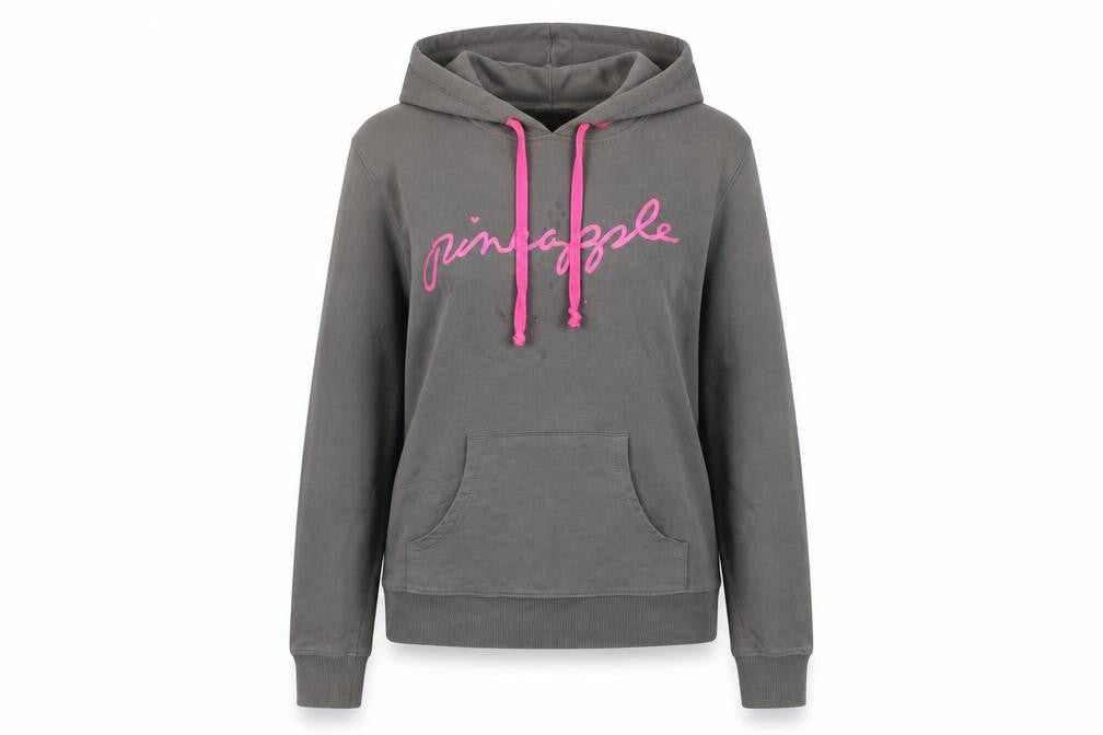 Pineapple Women's Grey Logo Hoodie M Cotton