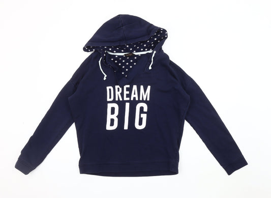 Ann Summers Women Navy Hoodie Size 8/10