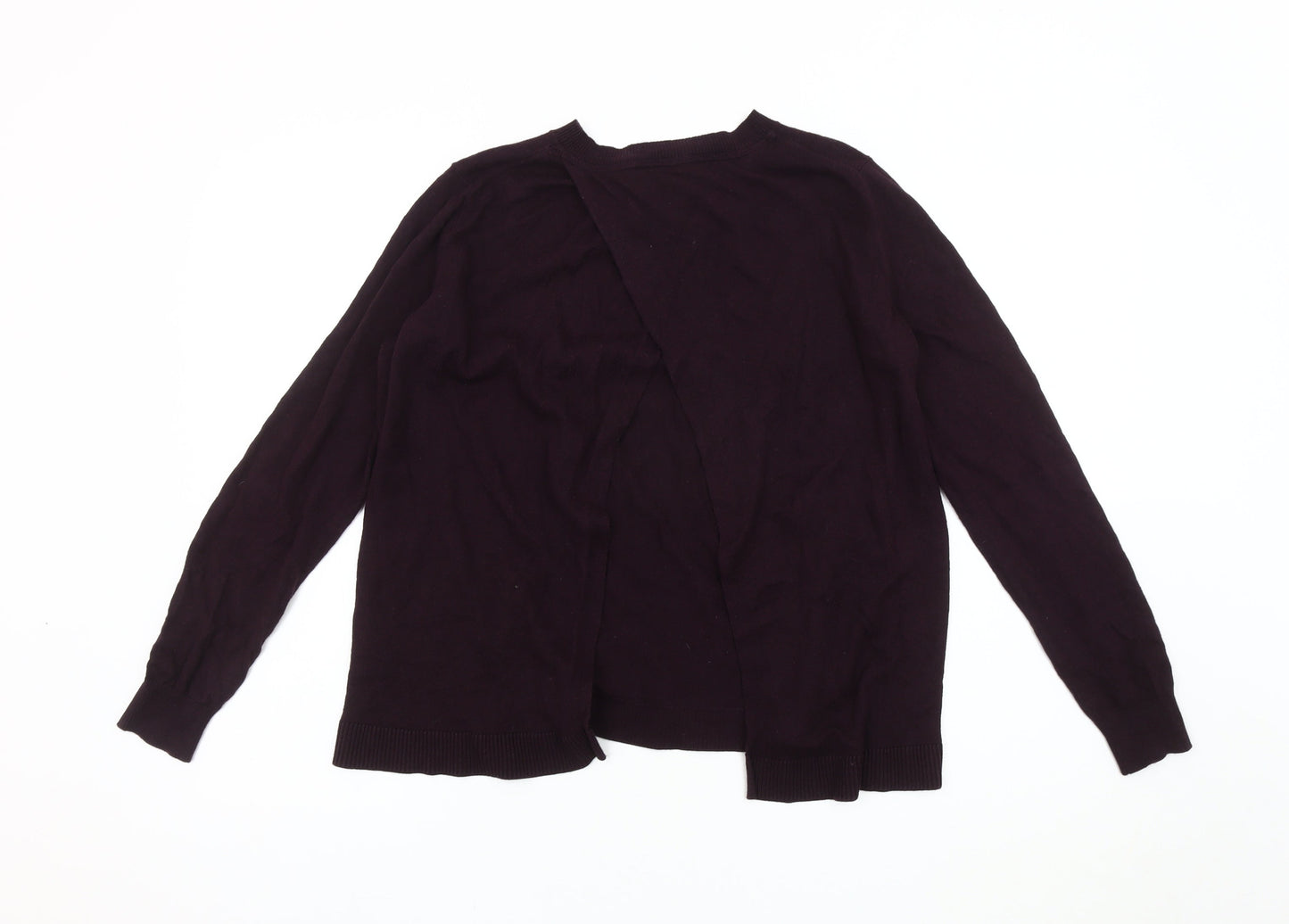 The White Company Women’s Black Crew Neck Pullover, Size 8