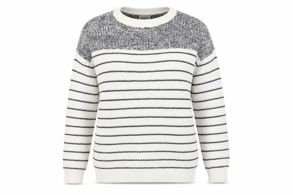 Vero Moda Women's Ivory Striped Pullover, Size S