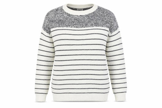 Vero Moda Women's Ivory Striped Pullover, Size S