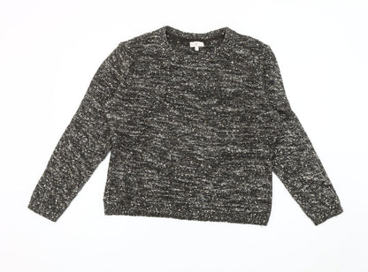 Country Casuals Women's Black Sequin Pullover Jumper XL