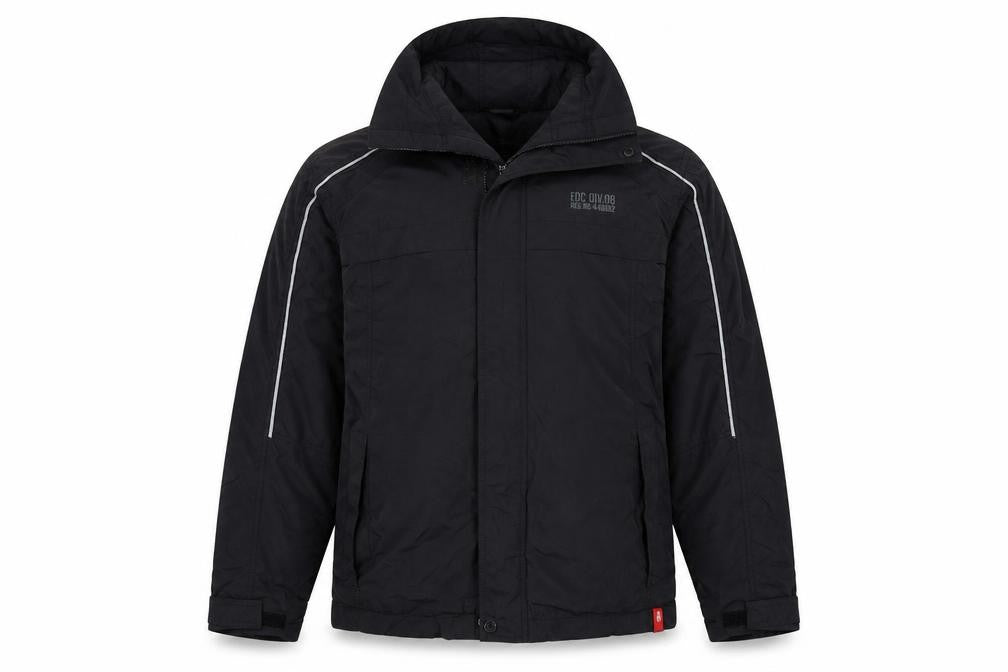 EDC by Esprit Men's Black XL Hooded Jacket