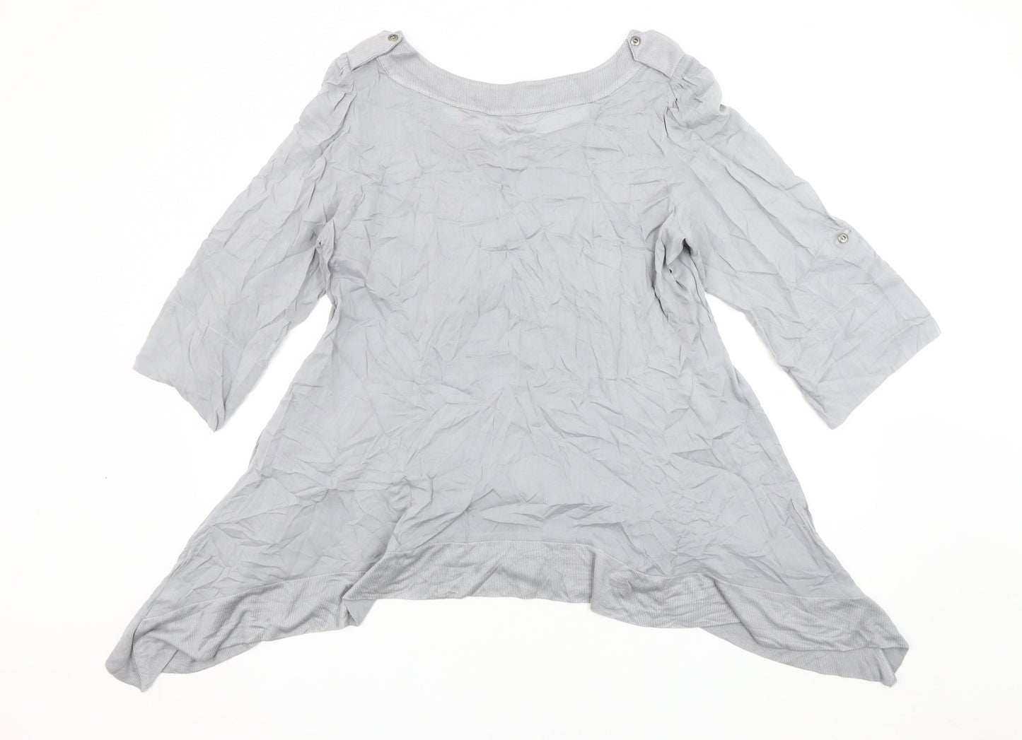 Per Una Women's Grey Tunic, Size 18, Casual Style