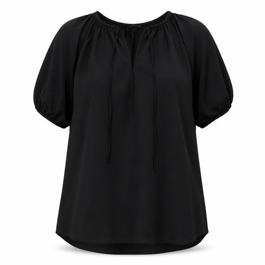 H&M Women's Black XL Shift Dress, Casual, Short Sleeve