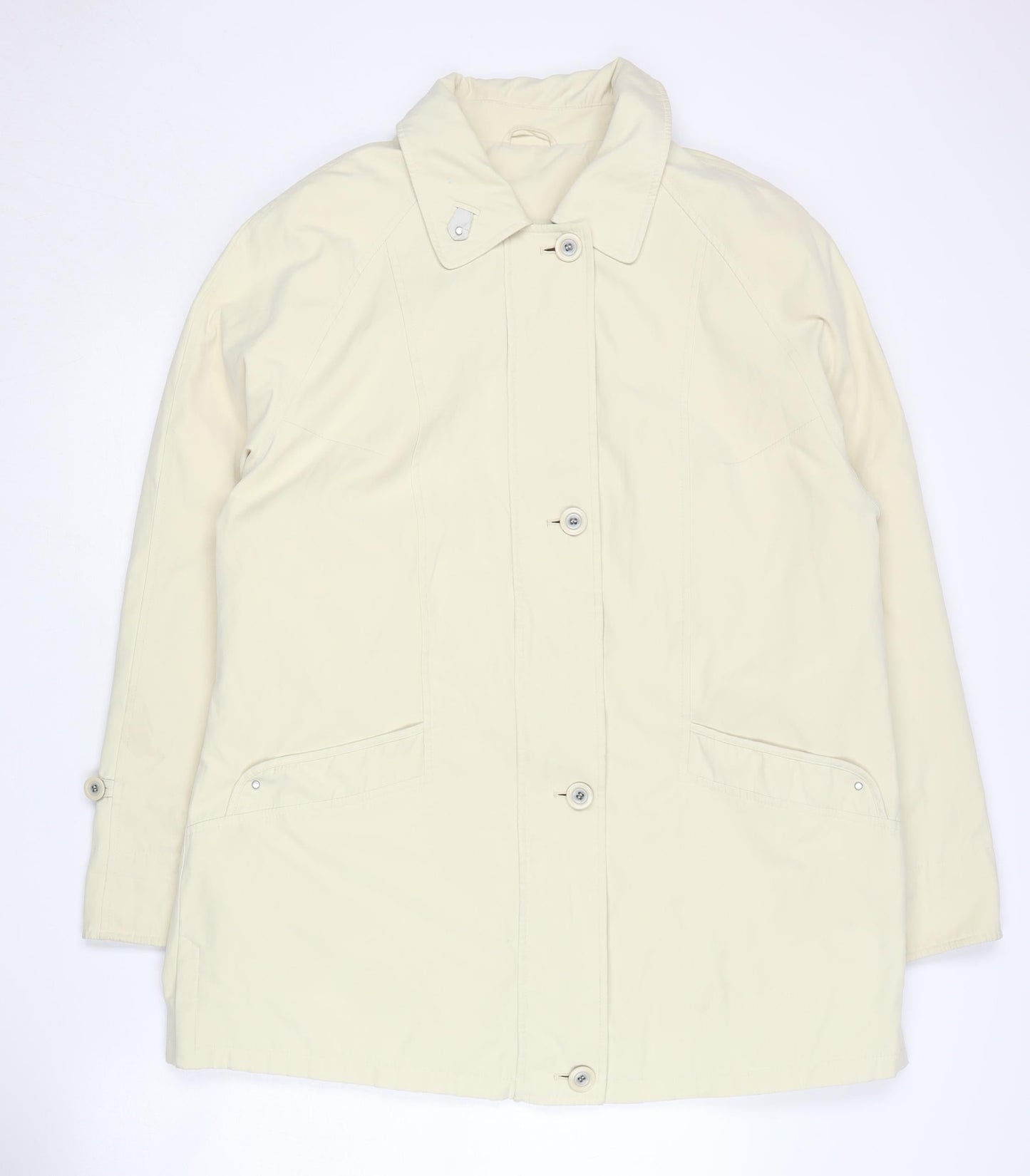 Canda Women's Beige Overcoat Size 18 Casual