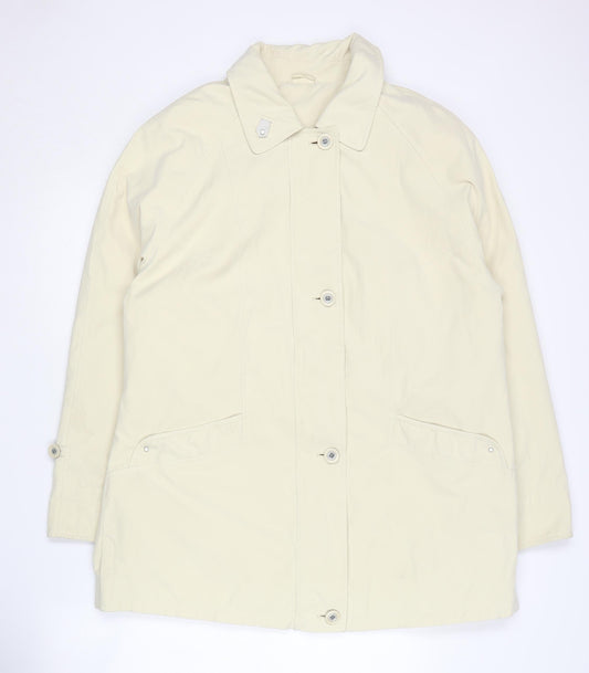 Canda Women's Beige Overcoat Size 18 Casual