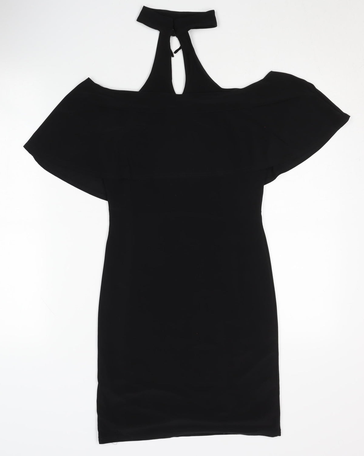 River Island Women's Black Halter Dress Size 8