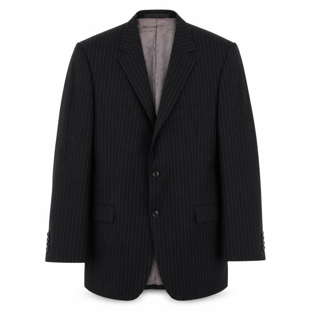 Marks & Spencer Men's Black Pinstripe Suit Jacket 42R