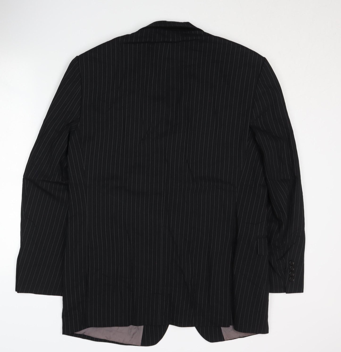 Marks & Spencer Men's Black Pinstripe Suit Jacket 42R