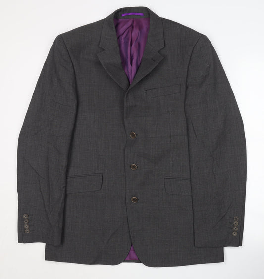 Next Men's Grey Regular Fit Suit Jacket 40R