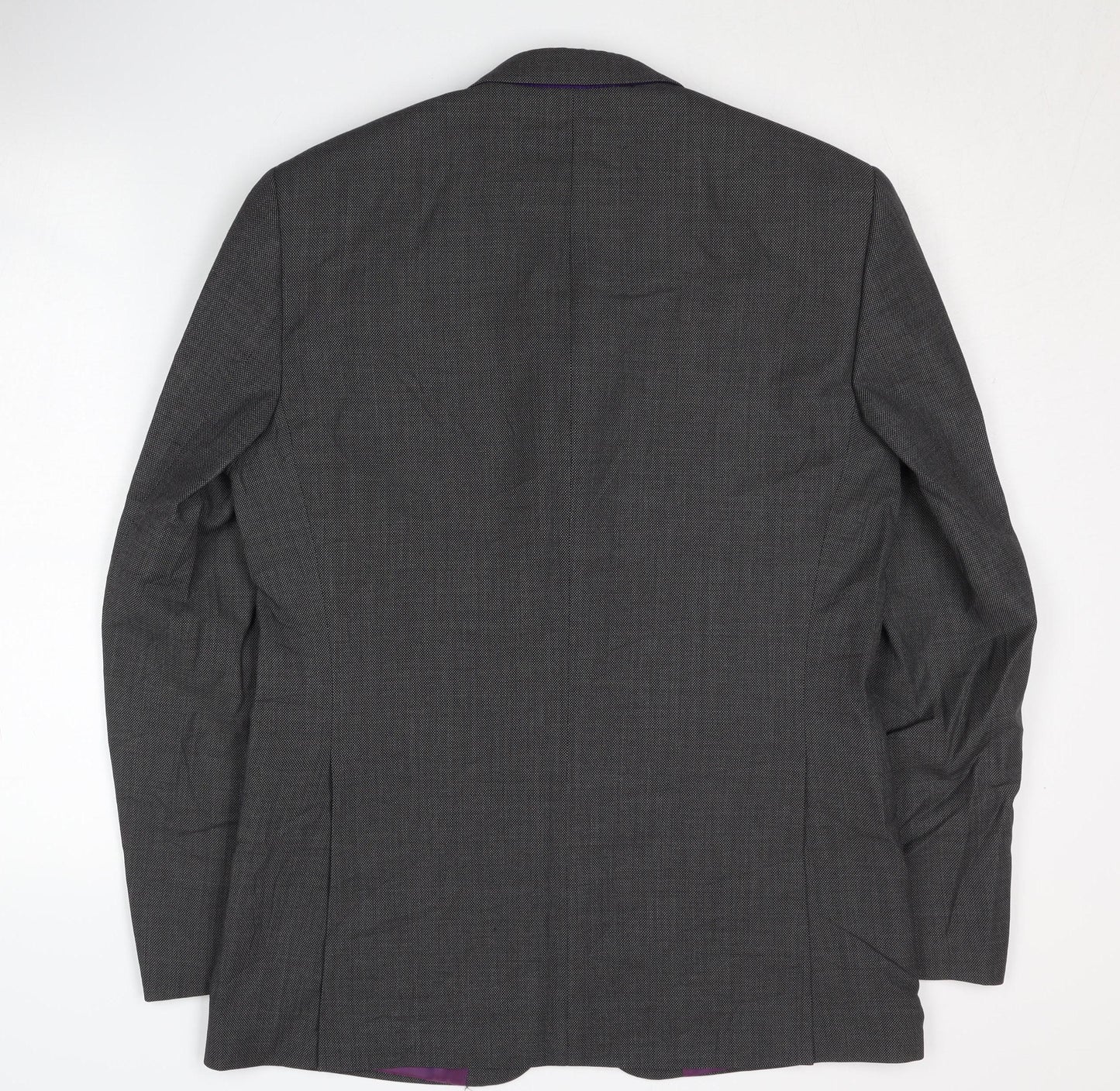 Next Men's Grey Regular Fit Suit Jacket 40R