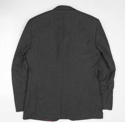 Next Men's Grey Regular Fit Suit Jacket 40R