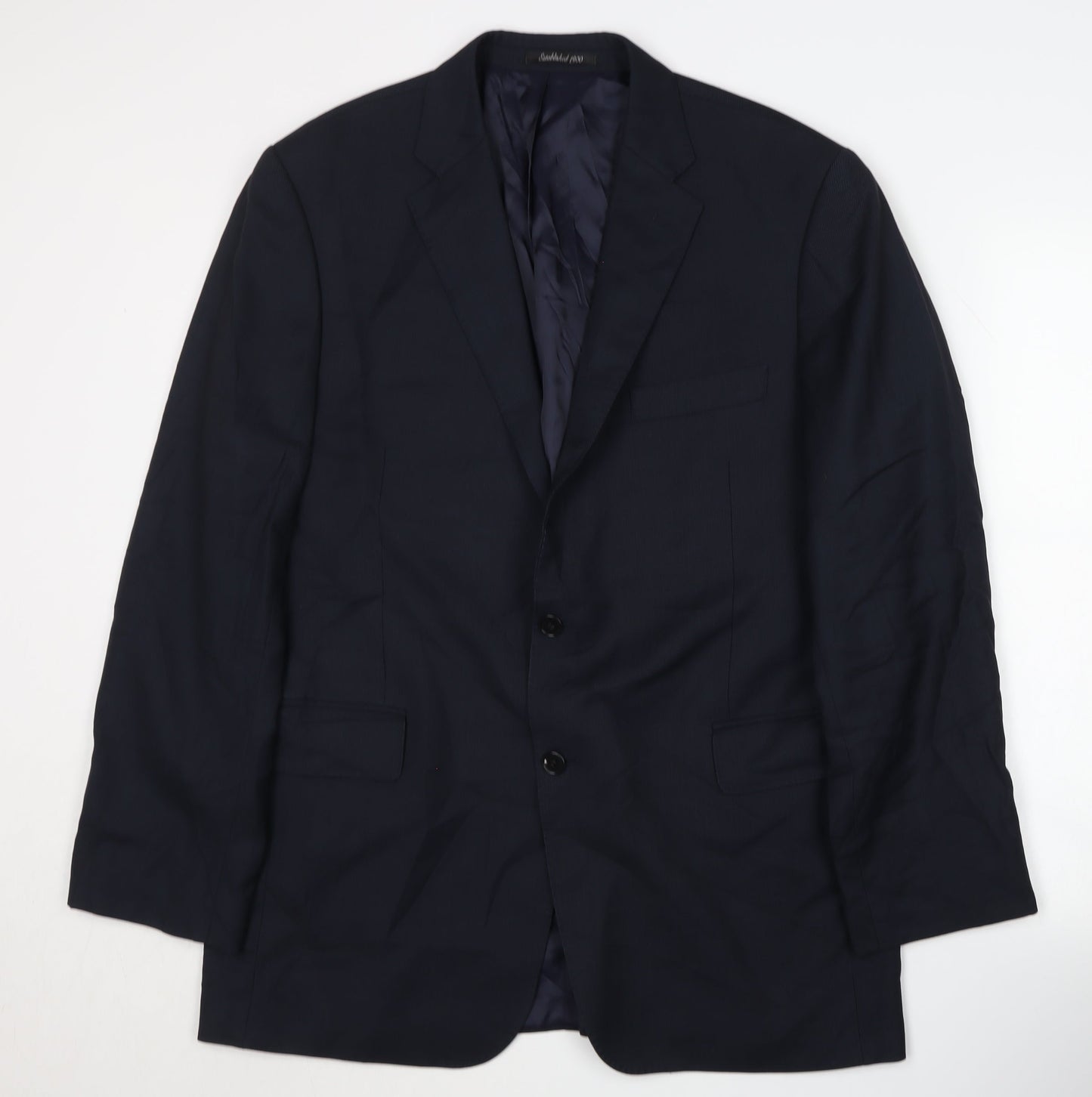 Austin Reed Men's Blue Wool Blazer 44R Regular Fit