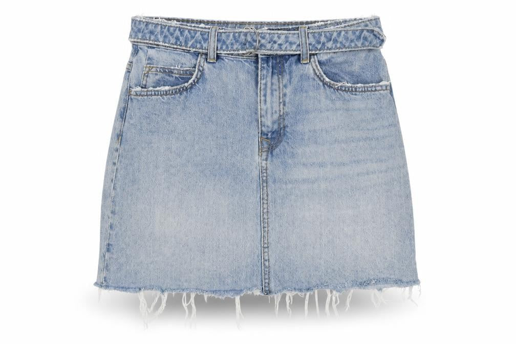 Zara Women’s Blue Denim Mini Skirt Size 8 Casual