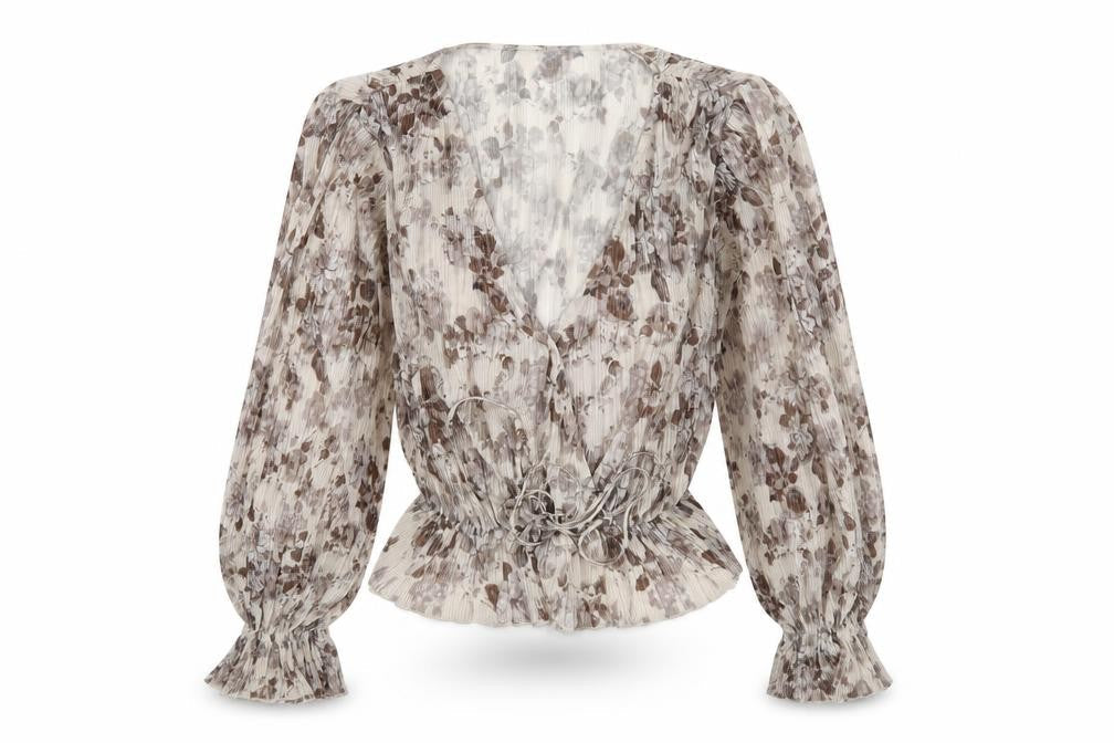 MNG Women's Multicoloured Floral Blouse UK 10