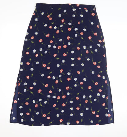 Back view of Red Herring Women's Floral Button Skirt, size 12