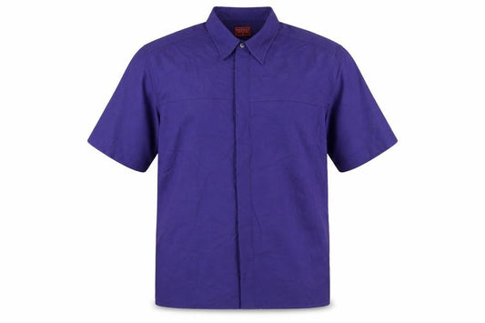 Burton Menswear Purple Short Sleeve Shirt - L