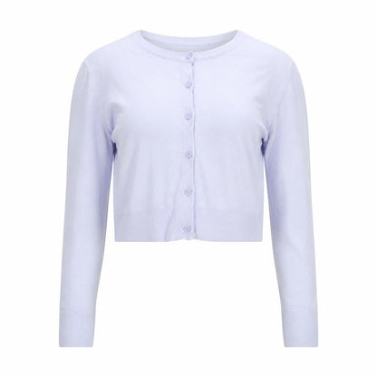 Front view of French Connection Women's Blue Cardigan Small