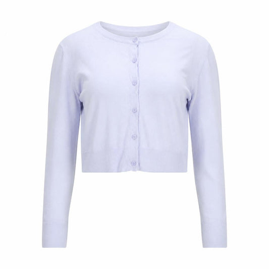 Front view of French Connection Women's Blue Cardigan Small