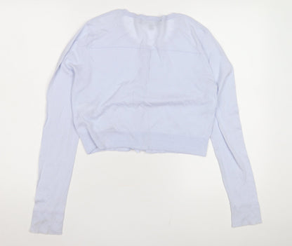 Back view of French Connection Women's Blue Cardigan Small