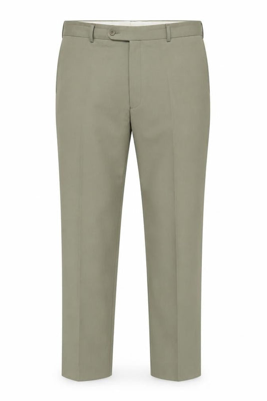 Milan Collection Men's Beige Trousers 46R Business