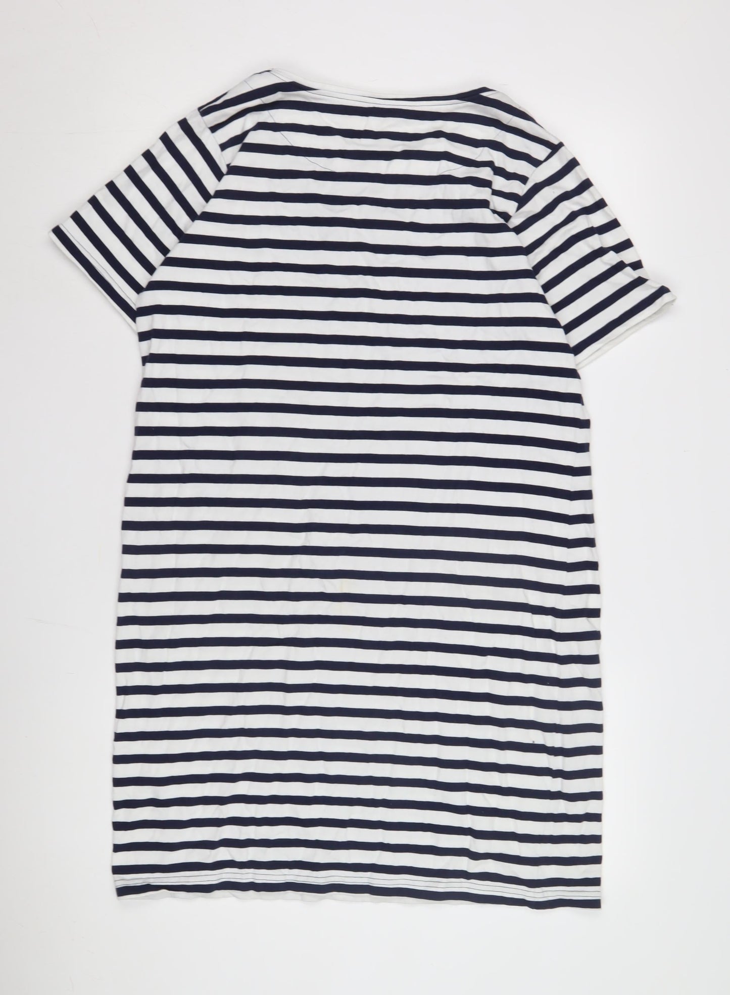 QUBA & Co. Women's Striped T-Shirt Dress Size 14