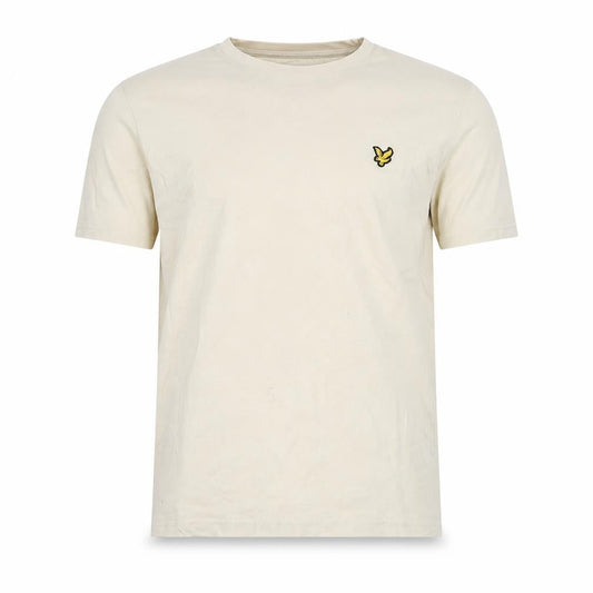 Lyle & Scott Beige Men's Crew Neck T-Shirt - Medium